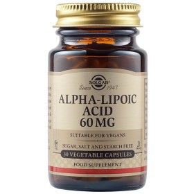 Solgar Alpha-Lipoic Acid 60mg 30 Φυτικές Κάψουλες