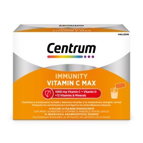 Centrum Immunity Vitamin C Max για Ενίσχυση του Ανοσοποιητικού & Ενέργεια 14 Φακελάκια Αναβράζουσας Σκόνης Centrum Immunity Vitamin C Max για Ενίσχυση του Ανοσοποιητικού & Ενέργεια 14 Φακελάκια Αναβράζουσας Σκόνης