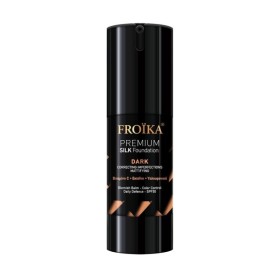 Froika Premium Silk Foundation Spf30 με Βιταμίνη C & Υαλουρονικό Dark 30ml