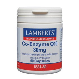 Lamberts Co-Enzyme Q10 30mg συμπλήρωμα για Ενίσχυση της Καρδιάς & του Ανοσοποητικού 60 Κάψουλες