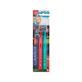 CURAPROX Promo CS Duo Graffiti Edition 2023 Children's Toothbrushes 2 Pieces