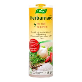 A.Vogel Herbamare Spicy Θαλασσινό Αλάτι με Τσίλι & Λαχανικά & Αρωματικά Βότανα & Φύκη Kelp 125g A.Vogel Herbamare Spicy Θαλασσινό Αλάτι με Τσίλι & Λαχανικά & Αρωματικά Βότανα & Φύκη Kelp 125g