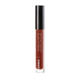 Korres Morello Matte Lasting Lip Fluid Υγρό Κραγιόν Chestnut 60 3.4ml