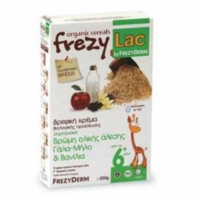 FREZYLAC Fruit Cream Whole Milled Oats Milk, Apple & Vanilla 6m+ 200g