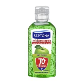 Septona Mild Antiseptic Hand Cleansing Apple Gel Travel Size Αντισηπτικό Gel Καθαρισμού Χεριών με Άρωμα Μήλο & 70% Οινόπνευμα 80ml Septona Mild Antiseptic Hand Cleansing Apple Gel Travel Size Αντισηπτικό Gel Καθαρισμού Χεριών με Άρωμα Μήλο & 70% Οινόπνευμα 80ml