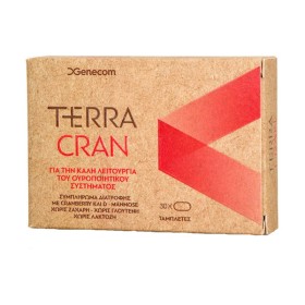 Genecom Terra Cran για την Καλή Λειτουργία του Ουροποιητικού Συστήματος 30 Ταμπλέτες