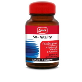 LANES 50+ Vitality Πολυβιταμίνες Σταδιακής Αποδέσμευσης 30 Ταμπλέτες