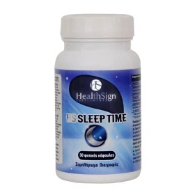 Health Sign Sleep Time Συμπλήρωμα Διατροφής με Μελατονίνη 30 Φυτικές Κάψουλες