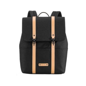 Nautica Σακίδιο Πλάτης Μαύρο με Θήκη Laptop 14 36x28x13cm 10lt 1 Τεμάχιο