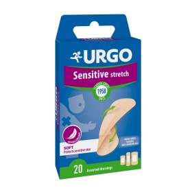 Urgo Sensitive Stretch Αυτοκόλλητα Επιθέματα Πληγών για Ευαίσθητες Επιδερμίδες 20 Τεμάχια Urgo Sensitive Stretch Αυτοκόλλητα Επιθέματα Πληγών για Ευαίσθητες Επιδερμίδες 20 Τεμάχια