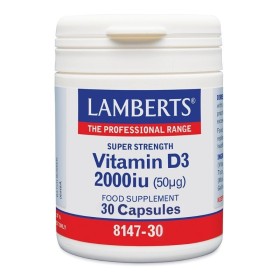 LAMBERTS Vitamin D3 2000iu  Συμπλήρωμα με Βιταμίνη D3 30 Κάψουλες