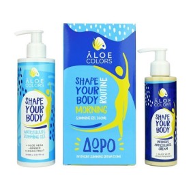 ALOECOLORS Promo Shape Your Body Morning Routine Gel κατά της Κυτταρίτιδας 240ml & Κρέμα Αδυνατίσματος 120ml  2 Τεμάχια