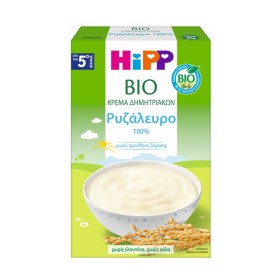 Hipp Bio Κρέμα Ρυζάλευρο χωρίς Γάλα από τον 5m+ 200g