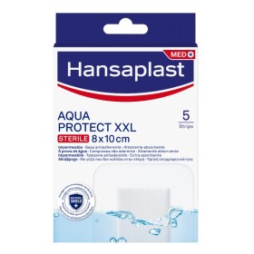 Hansaplast Aqua Protect Xxl Αδιάβροχα Επιθέματα Μεγάλου Μεγέθους (8 X 10cm) 5τμχ