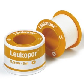 Leykopor Αυτοκόλλητη Eπιδεσμική Tαινία 2,5cmx5m 1 Τεμάχιο Leykopor Αυτοκόλλητη Eπιδεσμική Tαινία 2,5cmx5m 1 Τεμάχιο