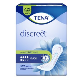 TENA Lady Maxi InstaDry Absorbent Incontinence Pads 12 Pieces