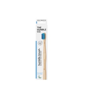 THE HUMBLE CO Humble Brush Bamboo Toothbrush Adult Sensitive Οδοντόβουρτσα Ενηλίκων Μπλε 1 Τεμάχιο