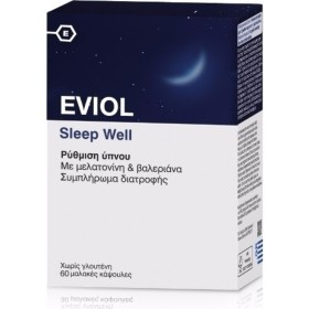 Eviol Sleep Well Συμπλήρωμα για τον Ύπνο 60 Μαλακές Κάψουλες Eviol Sleep Well Συμπλήρωμα για τον Ύπνο 60 Μαλακές Κάψουλες