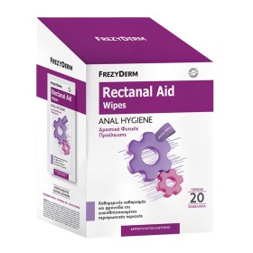 Frezyderm Rectanal Aid Wipes Καθαρισμός & Ανακούφιση των Συμπτωμάτων των Αιμορροϊδων 20 Τεμάχια Frezyderm Rectanal Aid Wipes Καθαρισμός & Ανακούφιση των Συμπτωμάτων των Αιμορροϊδων 20 Τεμάχια