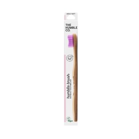 The Humble Co brush Adult Bamboo Soft Οδοντόβουρτσα Ενηλίκων Μωβ 1 Tεμάχιo