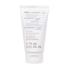 Korres Greek Yoghurt Probiotic Foaming Cream Cleanser Pre + Probiotics Αφρώδης Κρέμα Καθαρισμού Προσώπου 75ml Korres Greek Yoghurt Probiotic Foaming Cream Cleanser Pre + Probiotics Αφρώδης Κρέμα Καθαρισμού Προσώπου 75ml