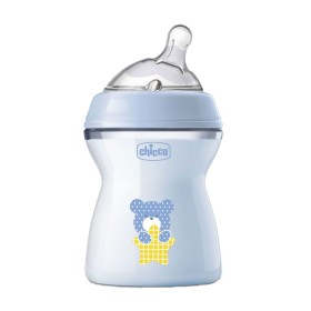 Chicco Natural Feeling Πλαστικό Μπιμπερό Από 2m+ Χρώμα Σιελ με Αρκουδάκι 250ml Chicco Natural Feeling Πλαστικό Μπιμπερό Από 2m+ Χρώμα Σιελ με Αρκουδάκι 250ml