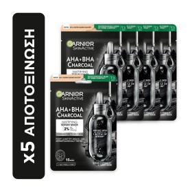 Garnier Promo Detox Tissue Masks Υφασμάτινες Μάσκες Αποτοξίνωσης Προσώπου 5x28g