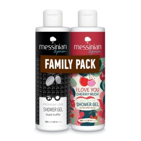 Messinian Spa Promo Premium Line Black Truffle Αφρόλουτρο με Άρωμα Μαύρης Τρούφας 300ml & I love You Cherry Much Shea Butter Shower Gel 300ml