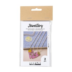 Creativ Company Mini Craft Kit Jewellery Μίνι Κιτ Χειροτεχνίας Κοσμημάτων Κολιέ Φιλίας από Συρρικνούμενο Πλαστικό 1 Τεμάχιο