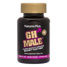 NATURES PLUS GH Male Human Growth Hormone Boost For Men Ενίσχυση Ανδρικής Σεξουαλικής Υγείας 60 Κάψουλες