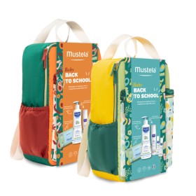 Mustela Promo Baby Back to School Τσάντα Πλάτης με Υγρά Μαντηλάκια Καθαρισμού 60 Τεμάχια & Gentle Cleansing Gel 500ml & Gel Arnica & Calendula Bio 100ml & Hydra Bebe Baby Body Lotion 50ml & No Rinse Cleansing Water 50ml