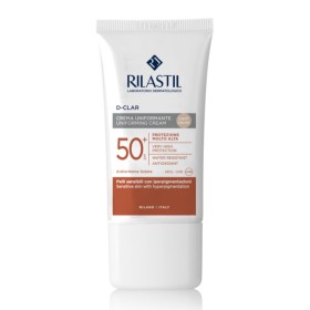 Rilastil D-Clar Uniforming Cream Spf 50+ Light Color Αντηλιακή Κρέμα με Χρώμα για Ομοιόμρφη Όψη 40ml