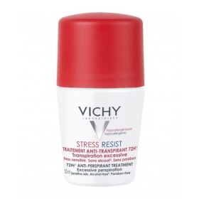 VICHY Deodorant 72h Stress Resist Roll-Οn με Διάρκεια Έως 72 Ώρες για Έντονη Εφίδρωση 50ml