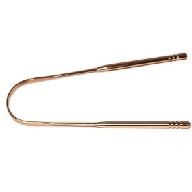 Boobam Tongue Scraper Rose Gold Καθαριστής Γλώσσας 1 Τεμάχιο