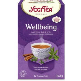 Yogi Tea Wellbeing Βιολογικό Τσάι για Xαλάρωση & Eυεξία 17 Φακελάκια 30.6g