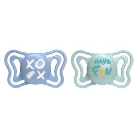 Chicco Physioforma Light Πιπίλα Σιλικόνης Σιέλ-Βεραμάν 6-16m+ 2 Τεμάχια