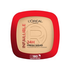 Loreal Paris Infaillible 24h Fresh Wear Makeup σε Μορφή Πούδρας 180 Neutral 9g Loreal Paris Infaillible 24h Fresh Wear Makeup σε Μορφή Πούδρας 180 Neutral 9g