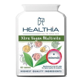 Healthia Xtra Vegan Multivits Πολυβιταμίνη για Χορτοφάγους 60 Κάψουλες