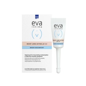 Intermed Eva Intima Moist Long Acting Ph 3.0 Γέλη κατά της Κολπικής Ξηρότητας 9x2.5g Intermed Eva Intima Moist Long Acting Ph 3.0 Γέλη κατά της Κολπικής Ξηρότητας 9x2.5g