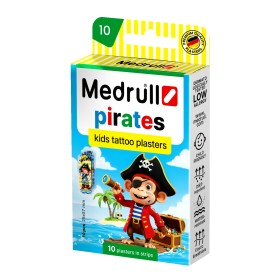 Medrull Pirates Kids Plasters Αδιάβροχα Αυτοκόλλητα Επιθέματα 10 Τεμάχια Medrull Pirates Kids Plasters Αδιάβροχα Αυτοκόλλητα Επιθέματα 10 Τεμάχια