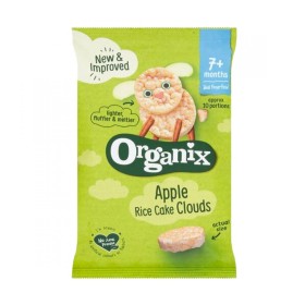 Organix Bio Clouds Ρυζογκοφρέτα με Μήλο & Κανέλα 7m+ 40g