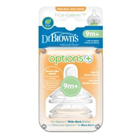 Dr. Browns Natural Flow Options Θηλές Σιλικόνης Φαρδύ Λαιμό Y 201 9m+ 2 Τεμάχια Dr. Browns Natural Flow Options Θηλές Σιλικόνης Φαρδύ Λαιμό Y 201 9m+ 2 Τεμάχια