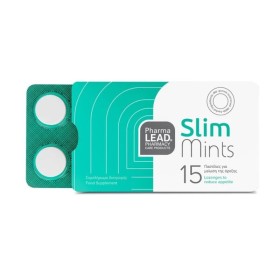 PHARMALEAD Slim Mints Food Supplement για Μείωση της Όρεξης 15 Παστίλιες