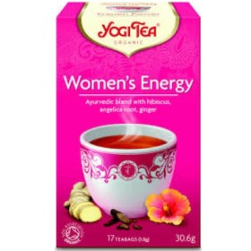 YOGI TEA Womens Energy Organic Tea for Premenstrual Syndrome & Menopause 17 Sachets 30.6g