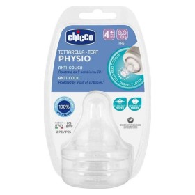 CHICCO Physio Fast Flow Silicone Nipple 4m+ 2 Pcs