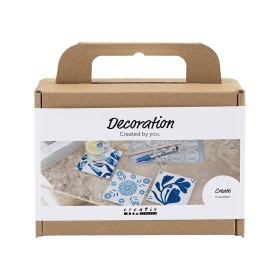 Creativ Company Mini Craft Kit Decoration Μίνι Κιτ Χειροτεχνίας για Διακόσμηση Σουβέρ από Πορσελάνη 1 Τεμάχιο