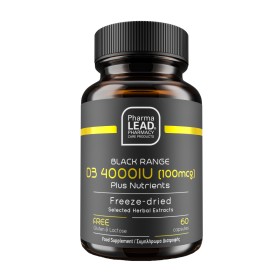 Pharmalead Black Range D3 4000 Plus Nutrients Συμπλήρωμα Διατροφής με Βιταμίνη D3 60 Κάψουλες Pharmalead Black Range D3 4000 Plus Nutrients Συμπλήρωμα Διατροφής με Βιταμίνη D3 60 Κάψουλες