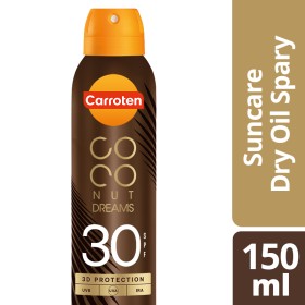 Carroten Coconut Dreams Suncare Αντιηλιακό Ξηρό Λάδι σε Spray Spf30 150ml Carroten Coconut Dreams Suncare Αντιηλιακό Ξηρό Λάδι σε Spray Spf30 150ml