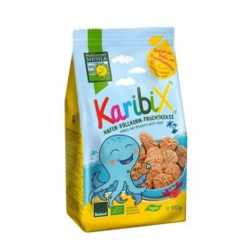 BOHLSENER MUHLE Karibix Whole Oat Biscuits Children's Organic Biscuits Bottom Animals 125g