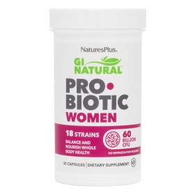 Natures Plus Gi Natural Probiotic Women Συμπλήρωμα με Πρεβιοτικά για το Γυναικείο Σύστημα 30 Κάψουλες Natures Plus Gi Natural Probiotic Women Συμπλήρωμα με Πρεβιοτικά για το Γυναικείο Σύστημα 30 Κάψουλες
